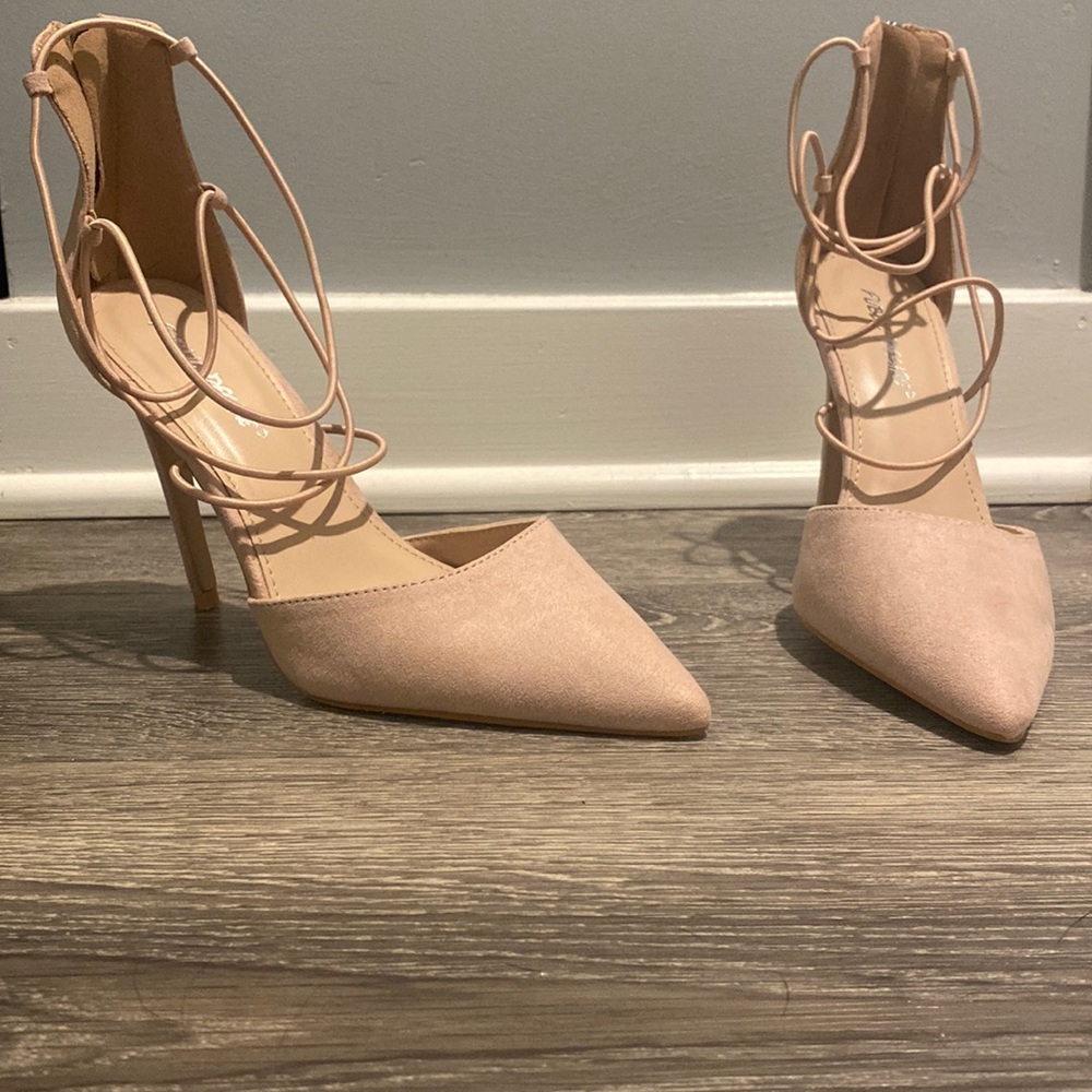 Public Desire Volt Tie Up Heels